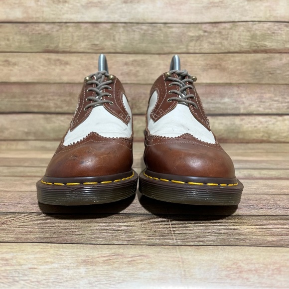 Dr. Martens Brown Leather Shannon Heeled Oxford’s - Picture 4 of 9